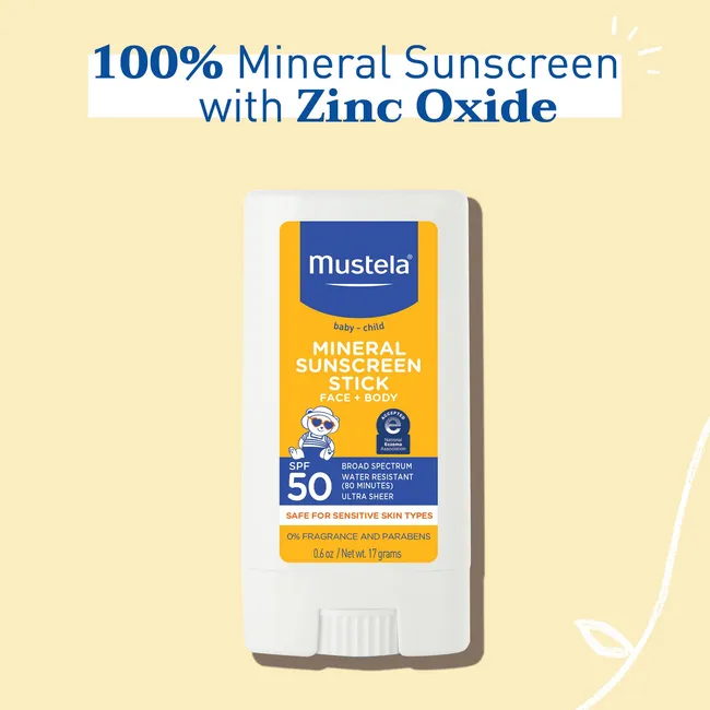 MUSTELA - Stick de protector solar para bebés Mustela SPF 50 17 mL