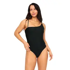 H2O WEAR - Traje de Baño Mujer 1 Hombro Isidora Negro