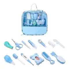 GENERICO - Kits de Higiene para Bebe de 13 Piezas en Azul