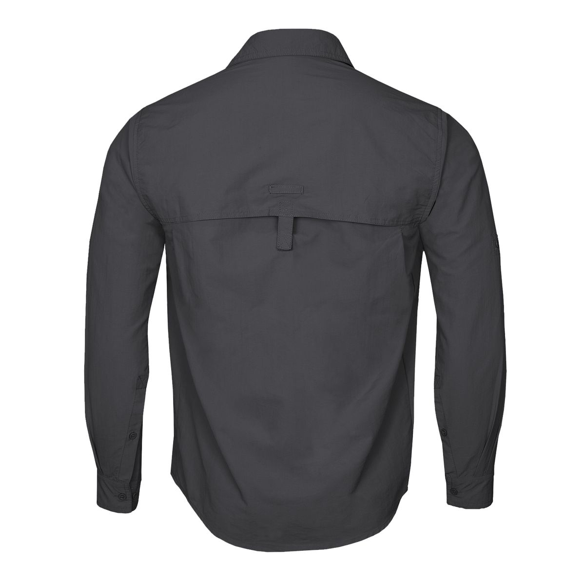 ANDESLAND OUTDOOR APPAREL - Camisa Trekking Ripstop Manga Larga UPF50 Fénec Grafito Hombre