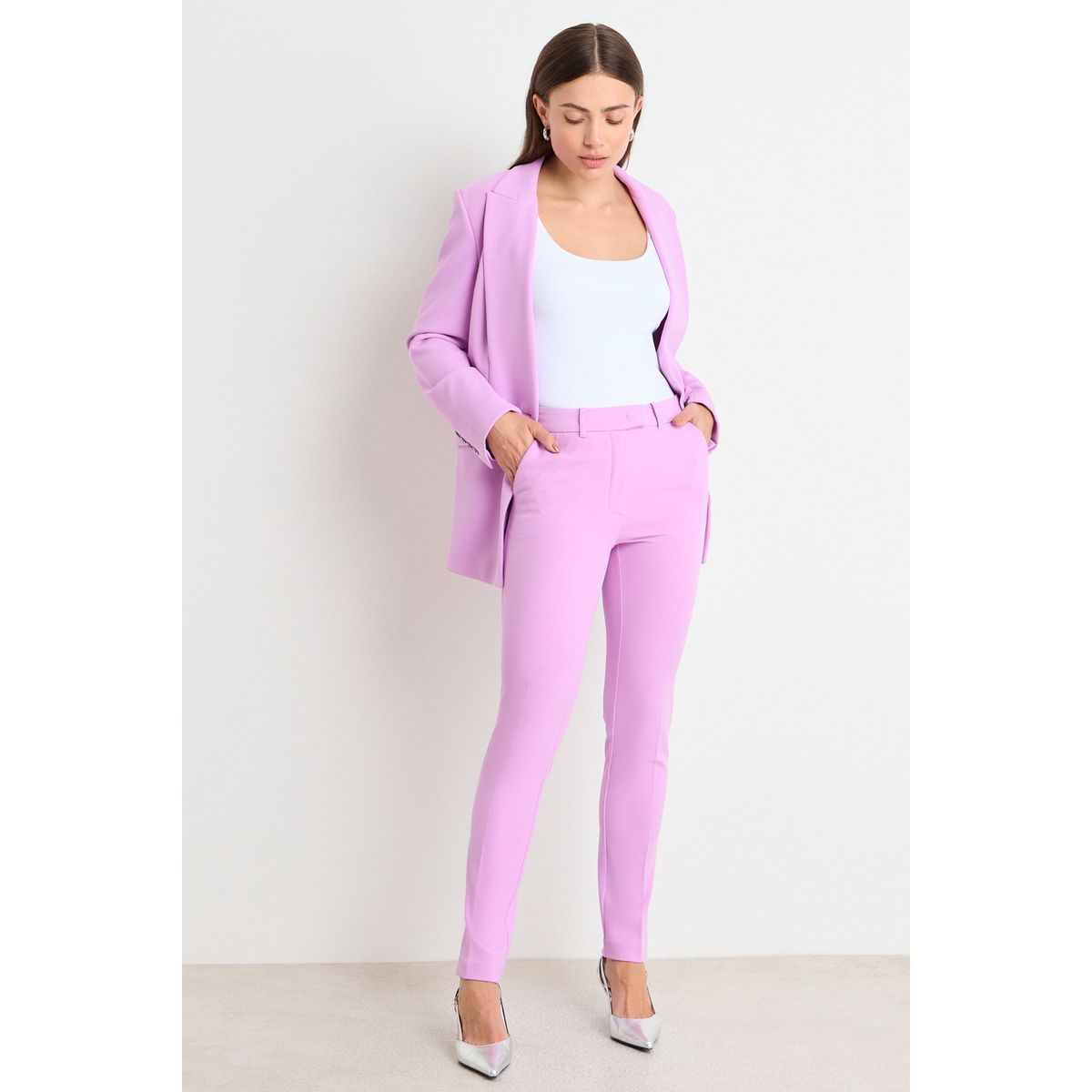 ASH - Pantalon Mujer Morado Ash