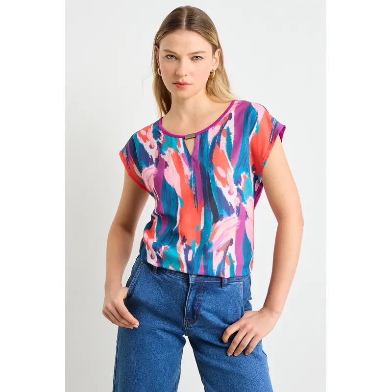 ASH - Polera Mujer Fucsia Ash