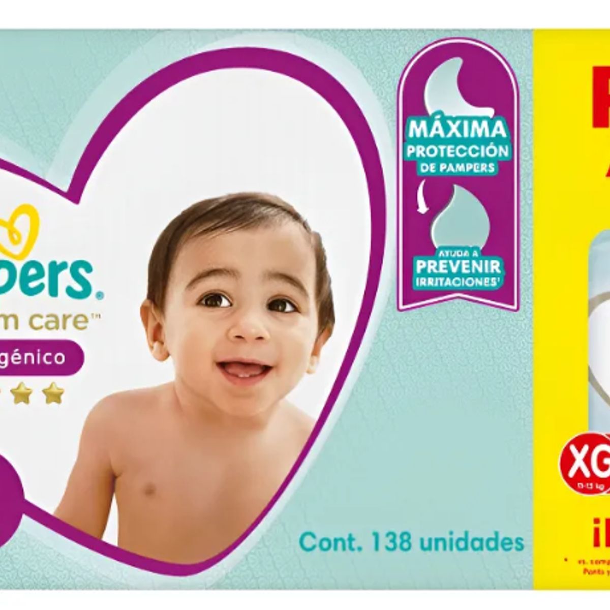PAMPERS - Pañales Premium Care Xg 112 Und + Pants Xg 26 Und Pampers