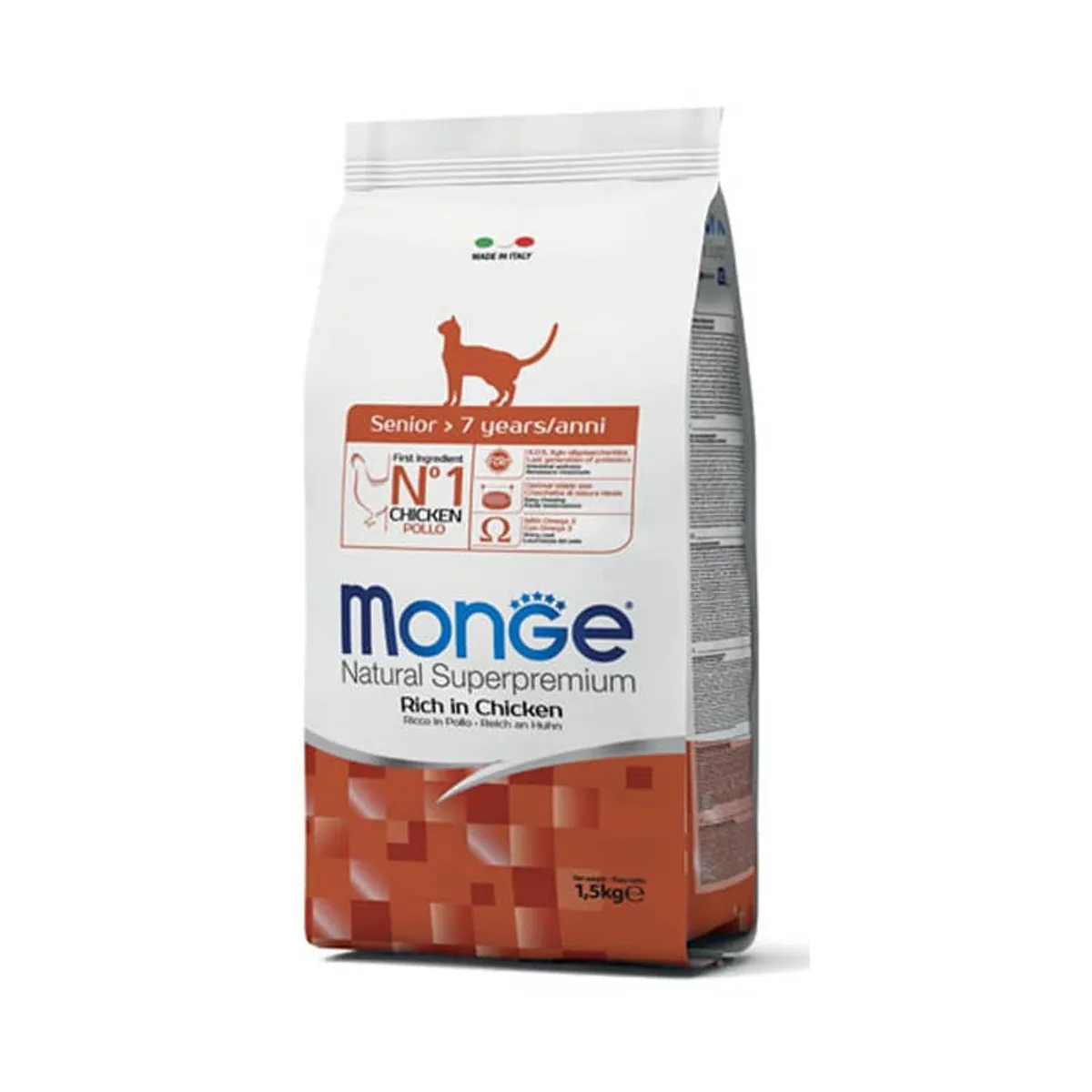 MONGE - Monge Alimento Premium para Gatos Senior