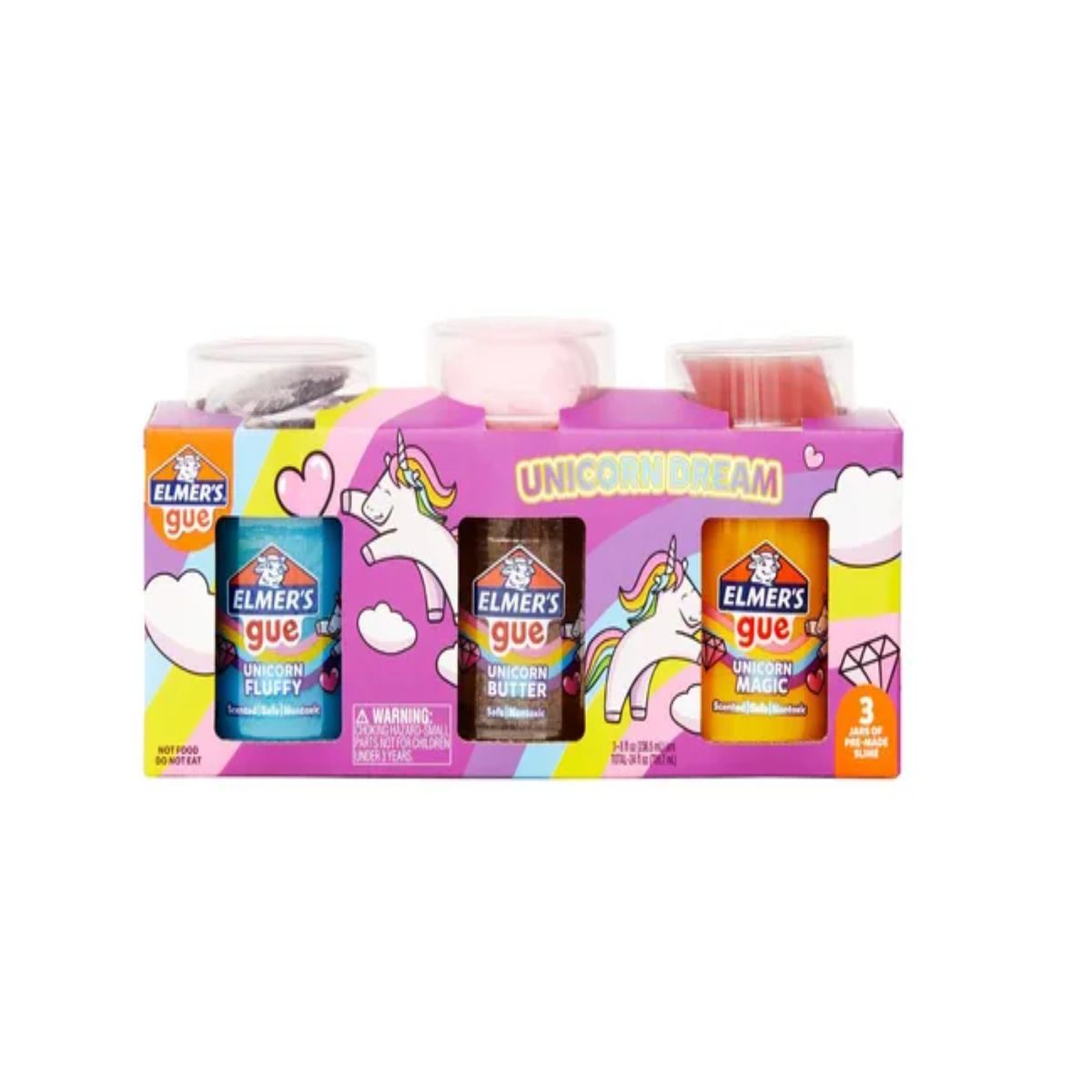 ELMERS - Kit Slime Unicornio  Elmer’s 3 unidades x 236 ml cada una