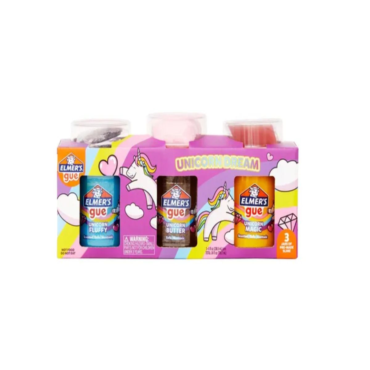 ELMERS - Kit Slime Unicornio  Elmer’s 3 unidades x 236 ml cada una