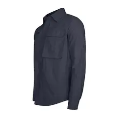 ANDESLAND OUTDOOR APPAREL - Camisa Trekking Ripstop Manga Larga UPF50 Fénec Azul Marino Hombre