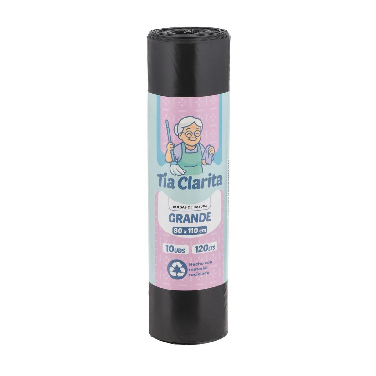 GENERICO - Bolsa de Basura 80110 Tía Clarita - Rollo 10 uds