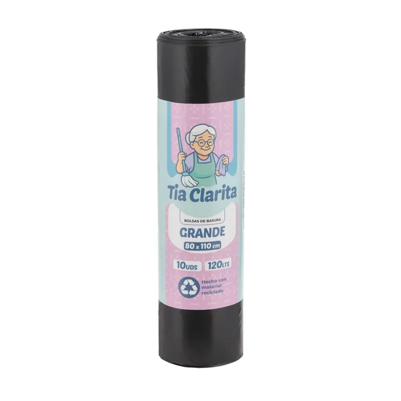 GENERICO - Bolsa de Basura 80110 Tía Clarita - Rollo 10 uds