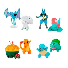 POKEMON - Figuras de acción Pokémon set de 8 figuras de batalla