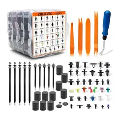 ESHOPANGIE - Kit 1295 Clip Broche Retencion Plastico Auto Lata Tapabarro