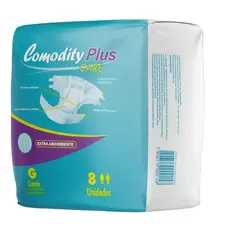 GENERICO - Pañal Adulto Higieclin Plus Care Talla G X8 Con Aloe Vera