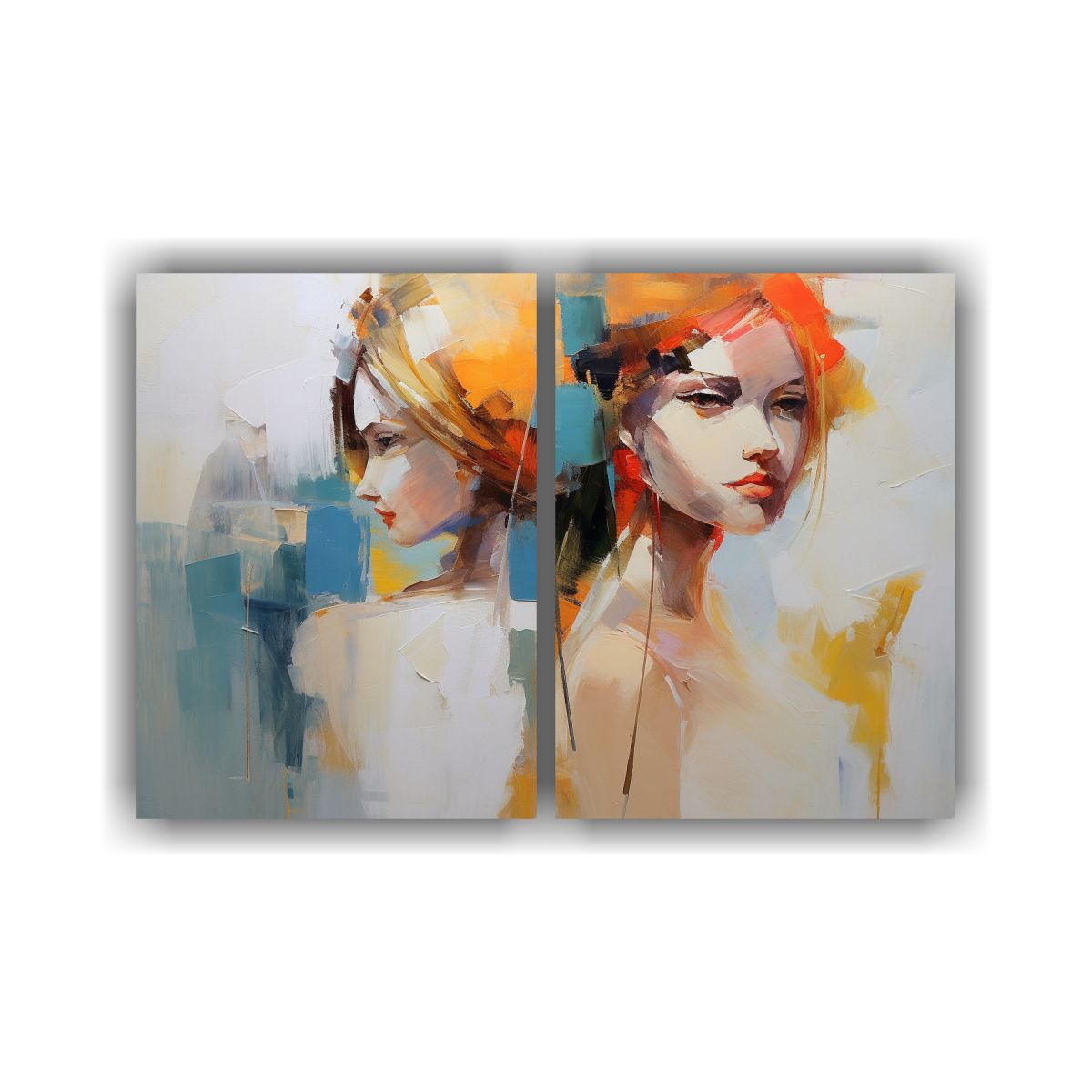 GENERICO - Pinturas Decorativas Semiabstractas De Iryna 60x40 Cm