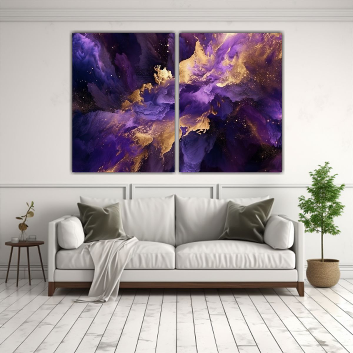 GENERICO - Lienzos Abstractos Con Diseño Llamativo De Flujo 60x40 Cm