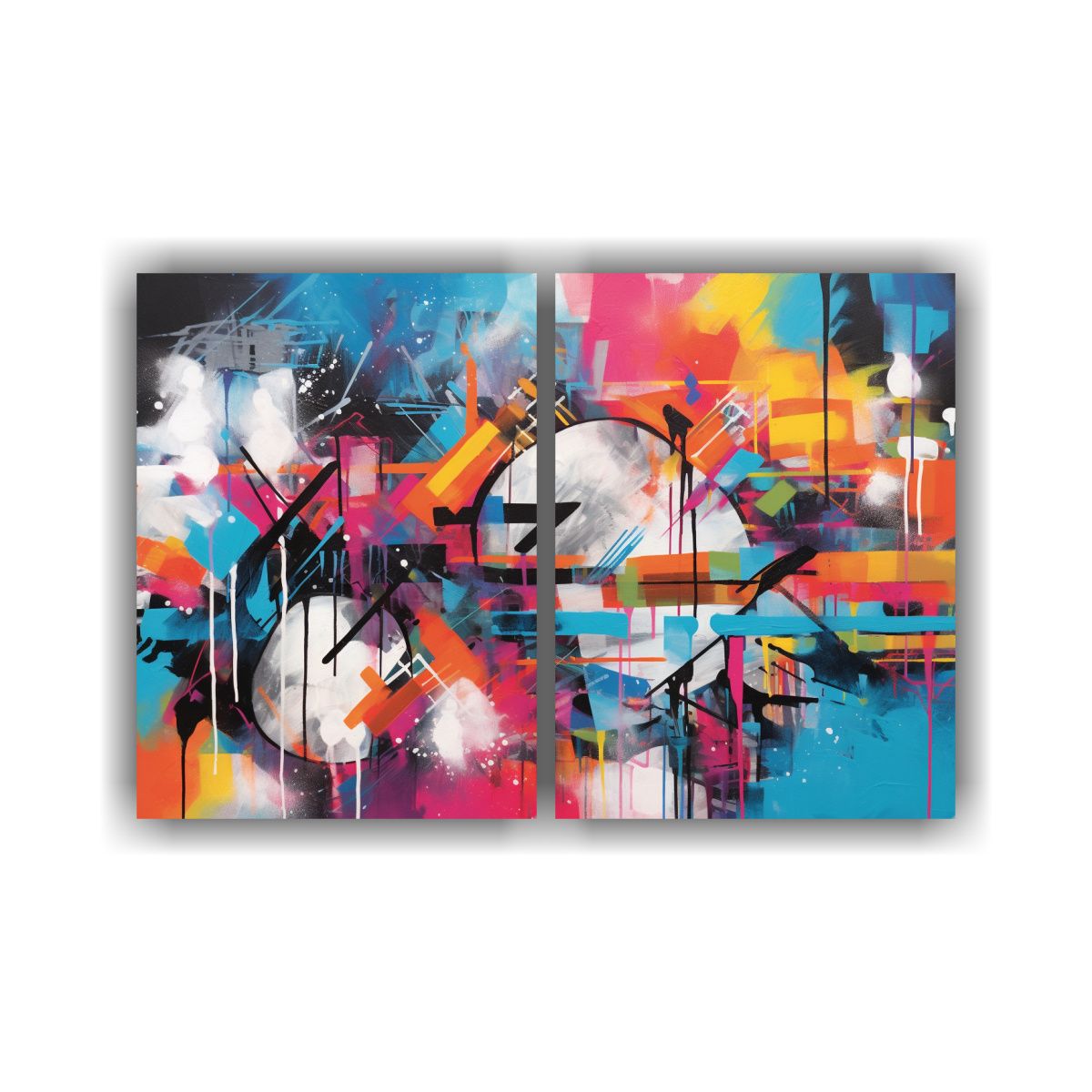 GENERICO - Cuadros Inspiración Arte Y Color En Finas 60x45 Cm