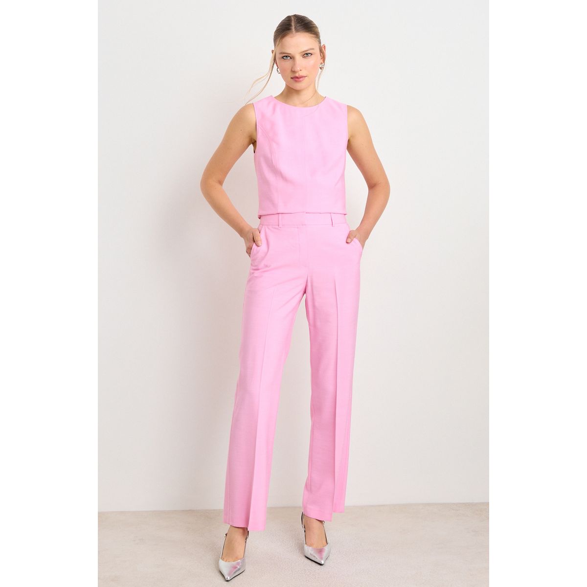 ASH - Pantalon Mujer Rosa Ash