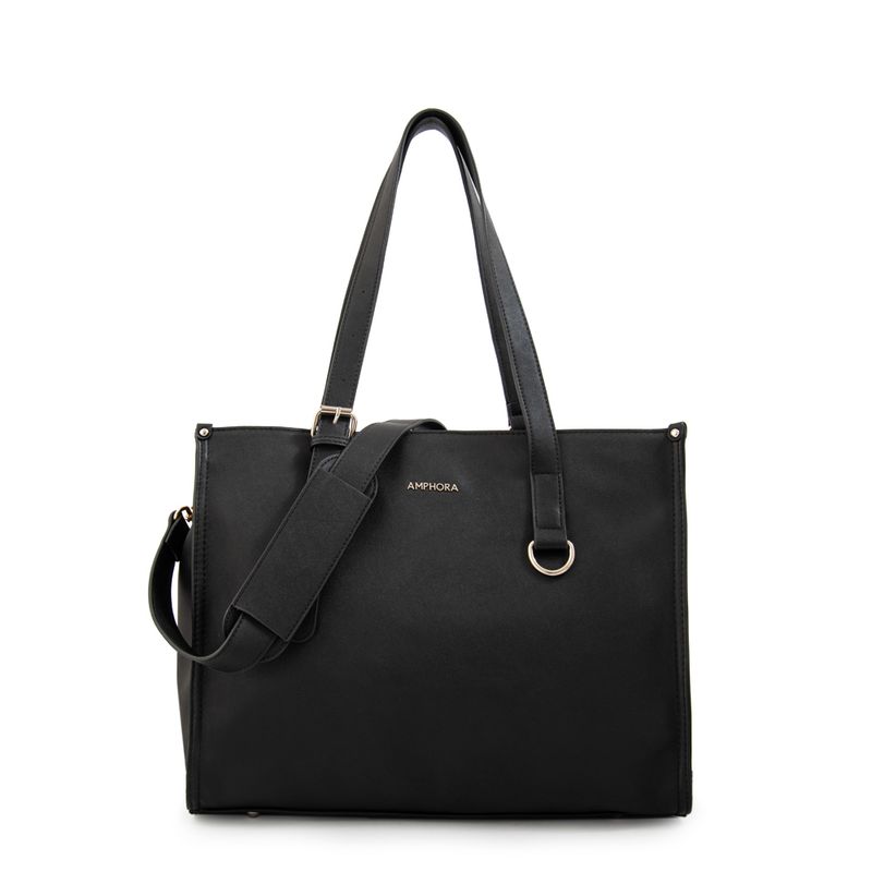 AMPHORA - Cartera Dos Asas porta notebook fiorela negro especial