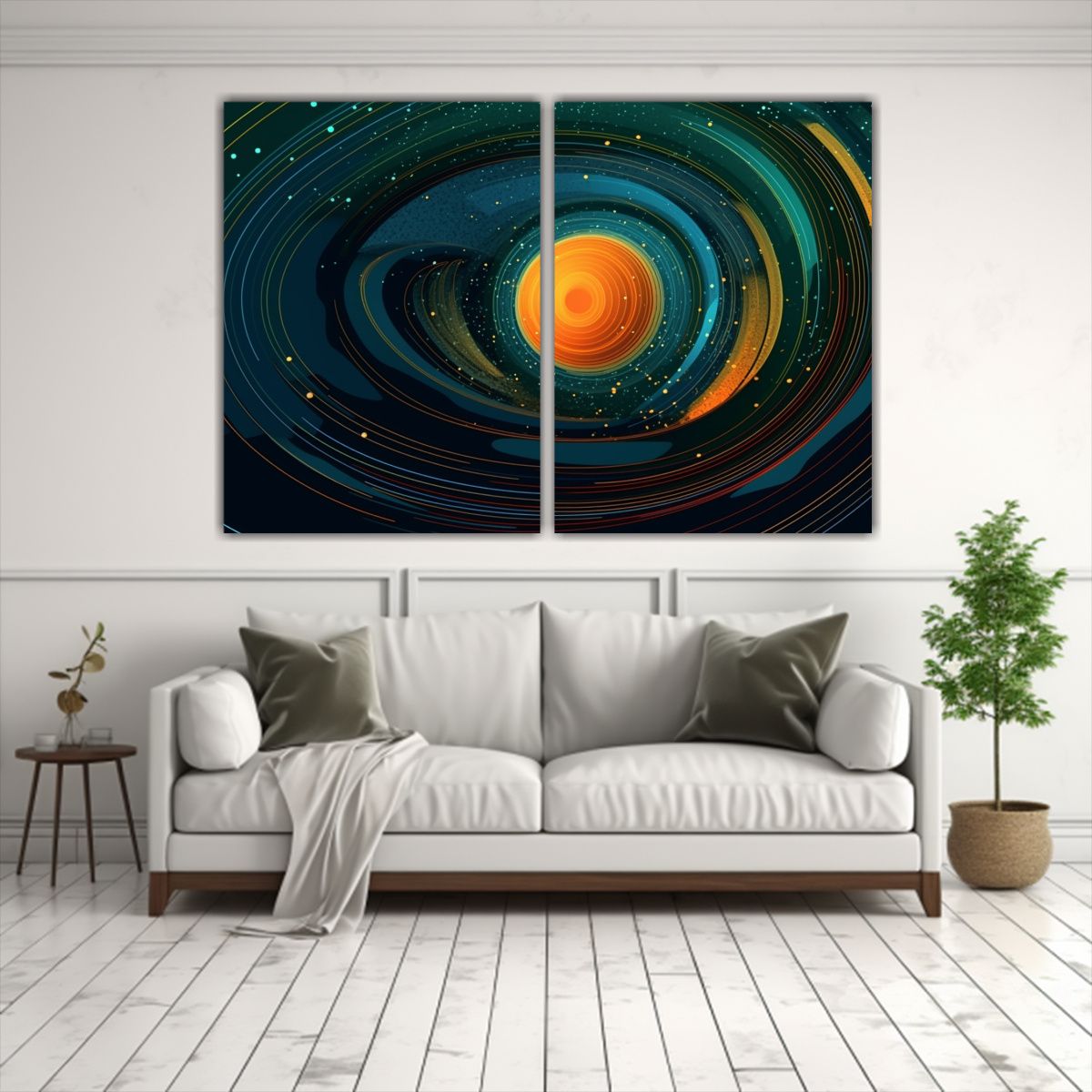 GENERICO - Pinturas Decorativas En Lienzo Creativo Para 60x40 Cm