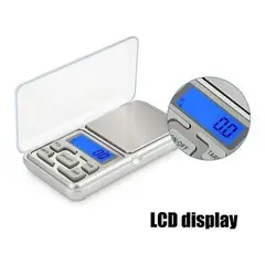 GENERICO - Pesa Digital Balanza Gramera Digital Hasta 500 Gramos