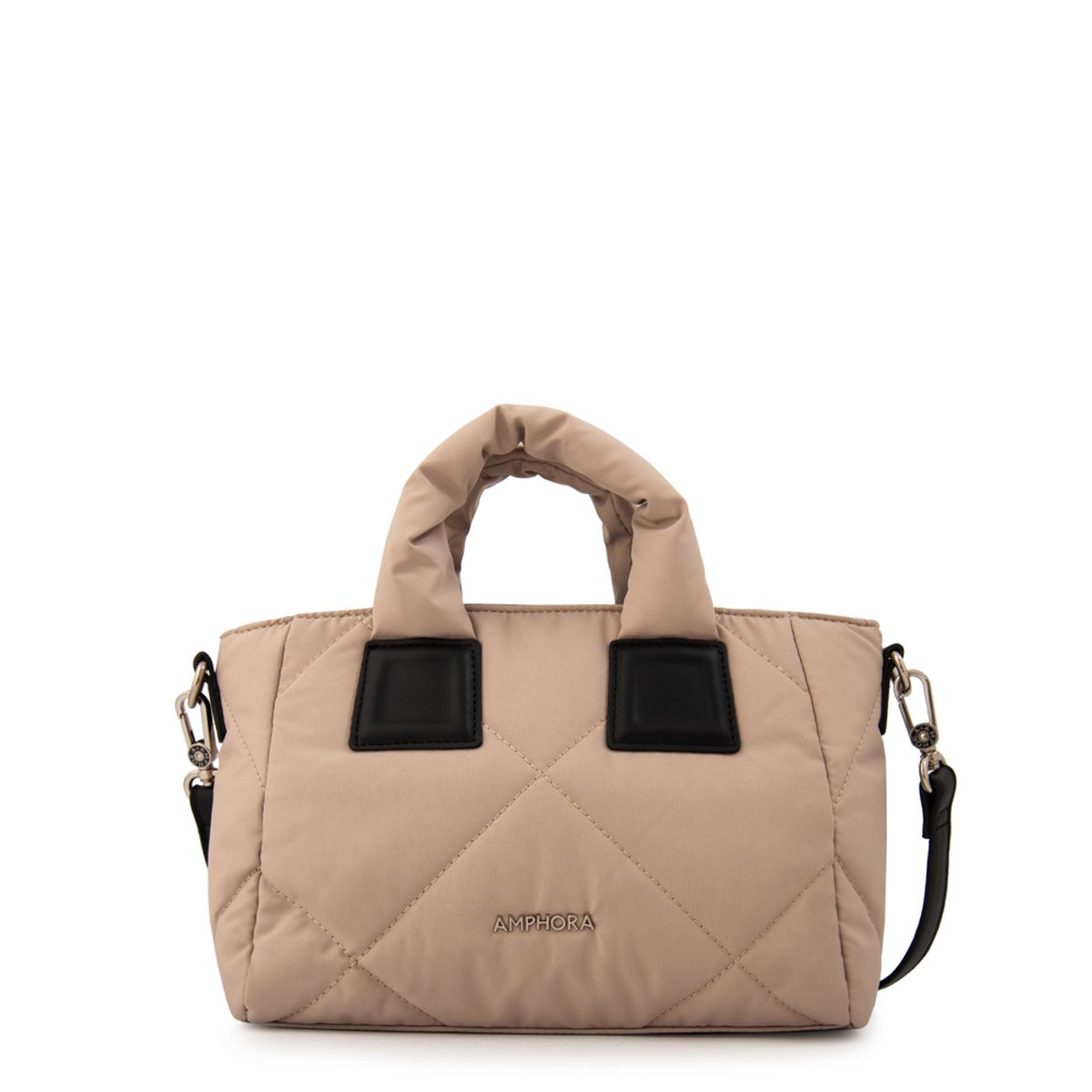 AMPHORA - Cartera bandolera talita mediana beige