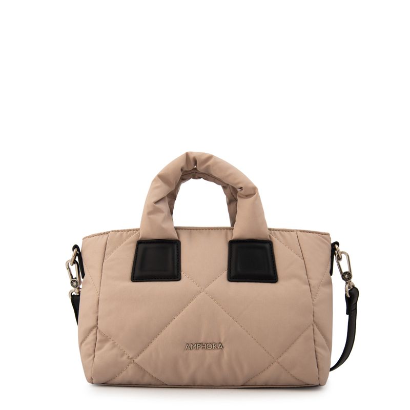 AMPHORA - Cartera Bandolera talita mediana beige