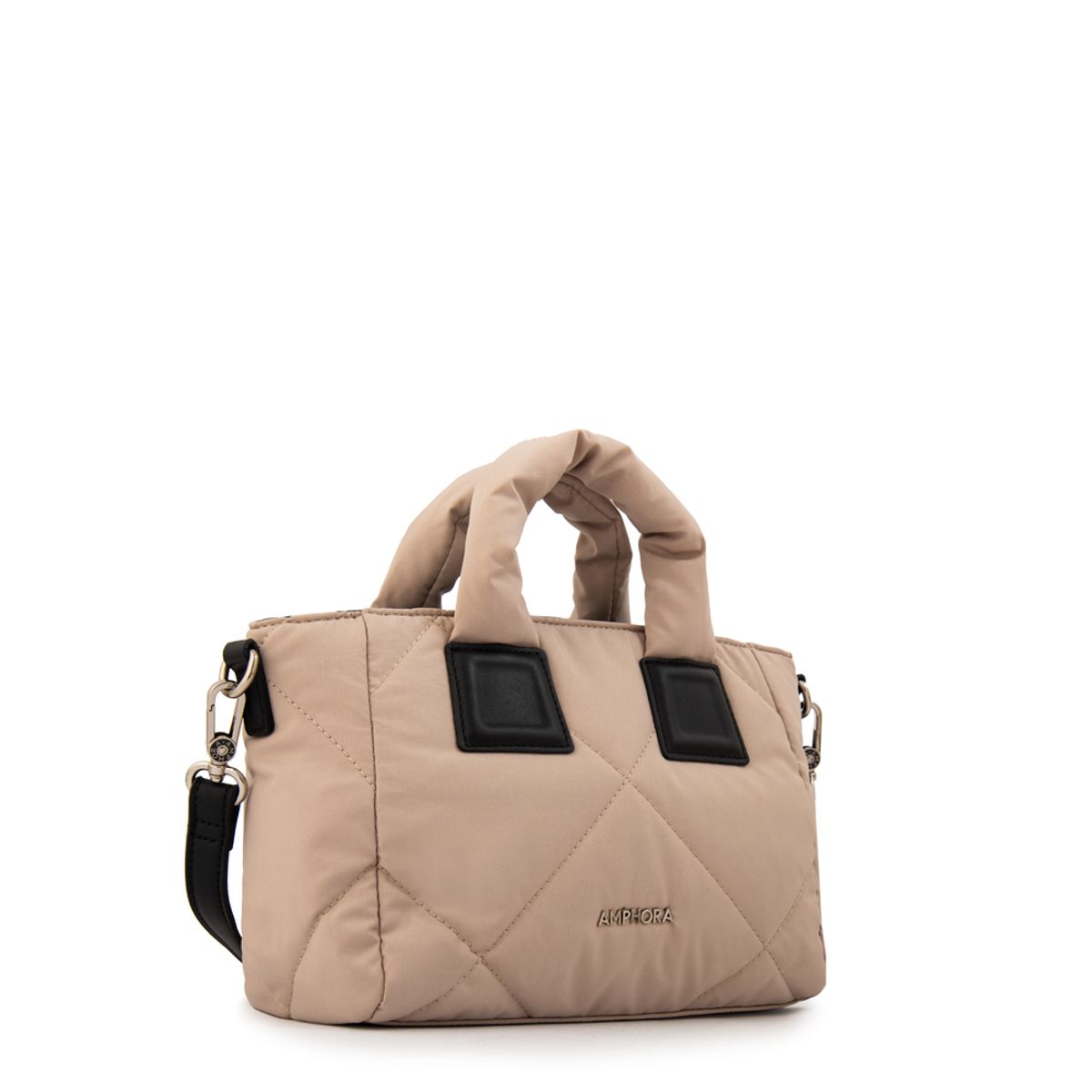AMPHORA - Cartera bandolera talita mediana beige