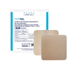 MEDITEX - APÓSITO ESPUMA CON HIDROGEL ESTÉRIL 10CM X 10CM