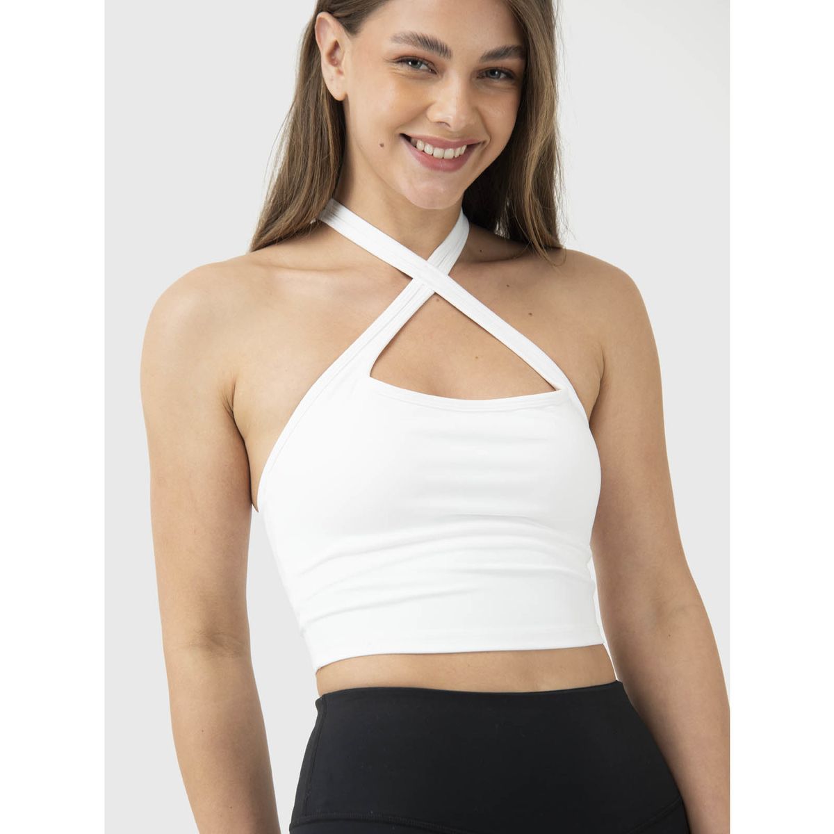 BSOUL - Peto Mujer Cross Back Blanco BSOUL