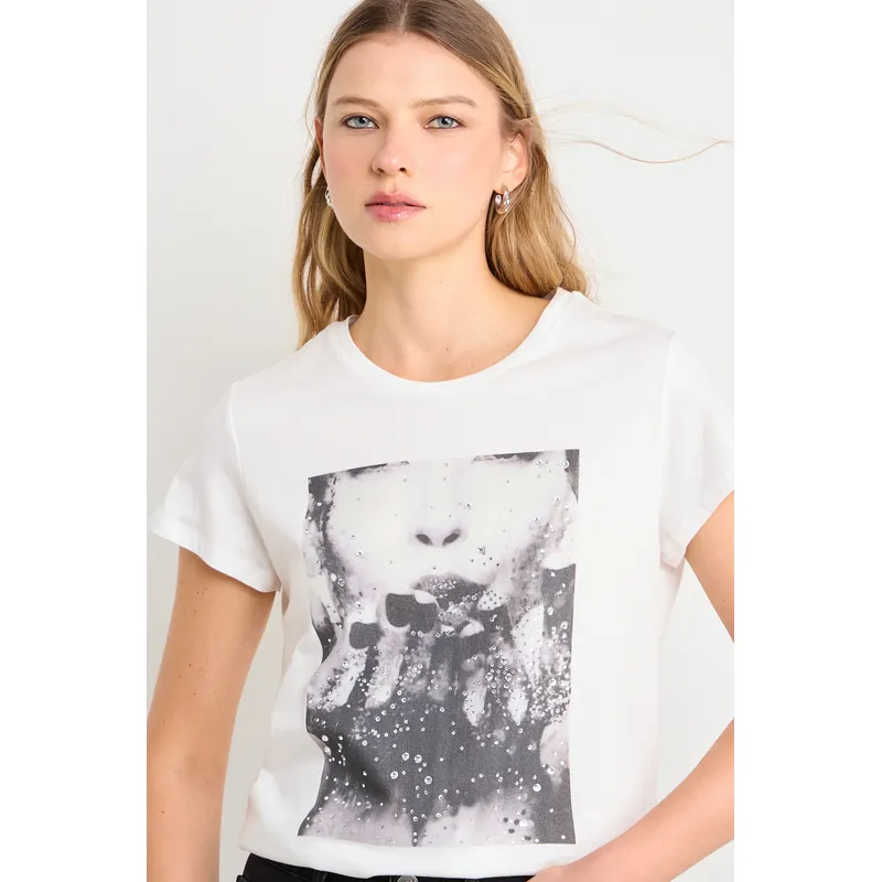 ASH - Polera Mujer Crudo Ash