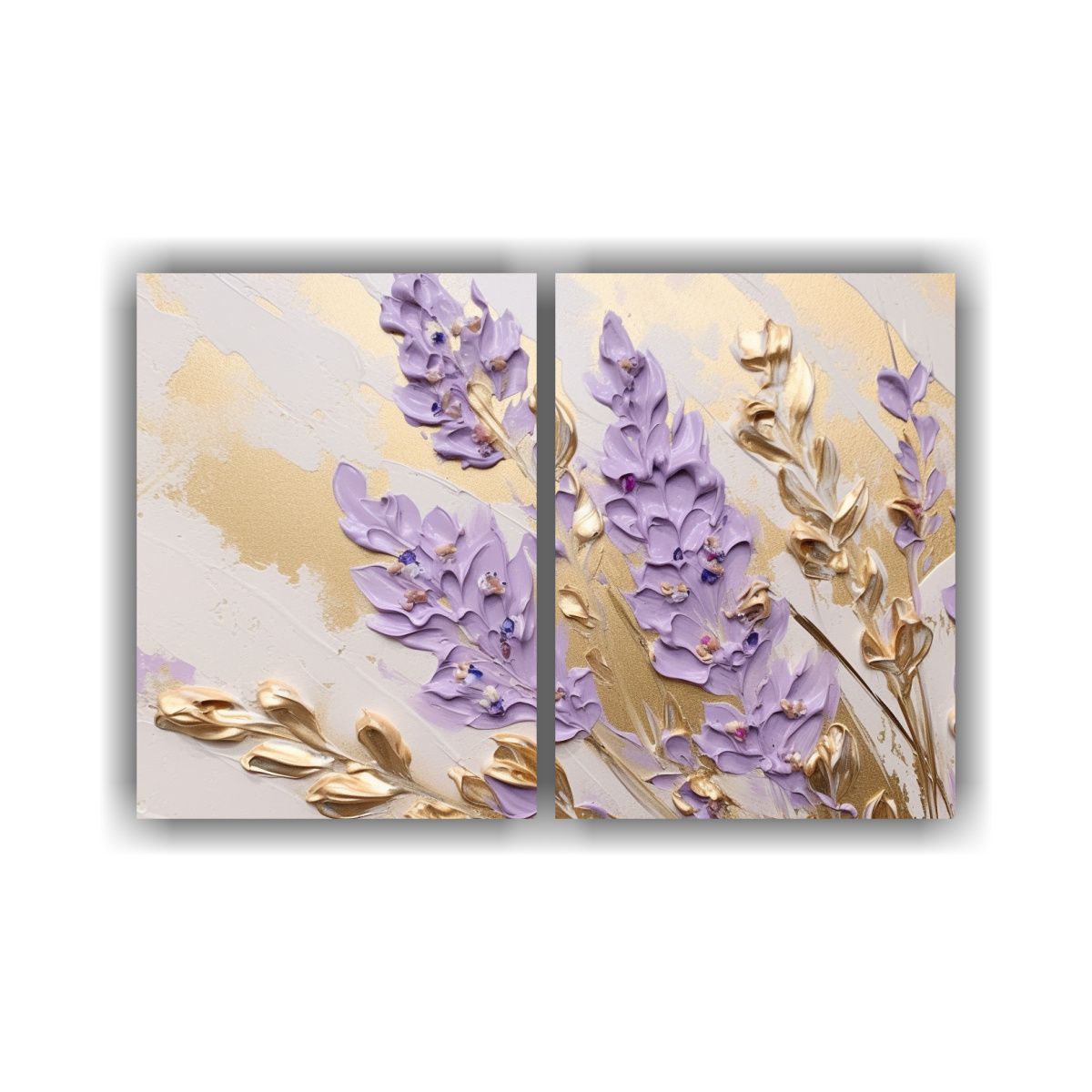 GENERICO - Pinturas Decorativas De Pared Con Flores De 60x45 Cm
