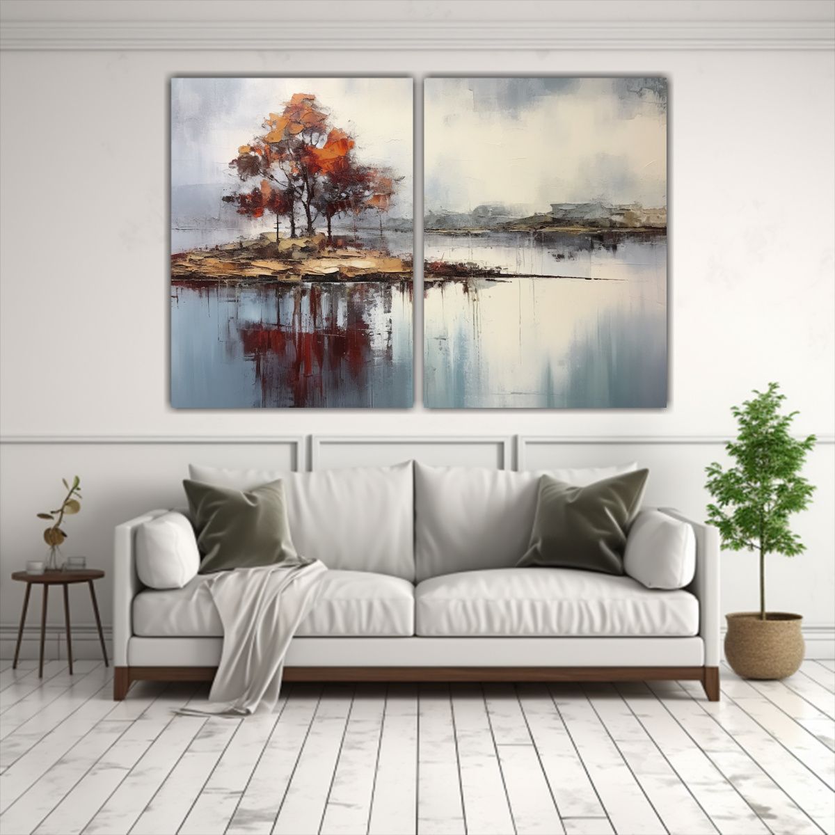 GENERICO - Pintura Paisajística Estilo Artes Inspiración 60x45 Cm