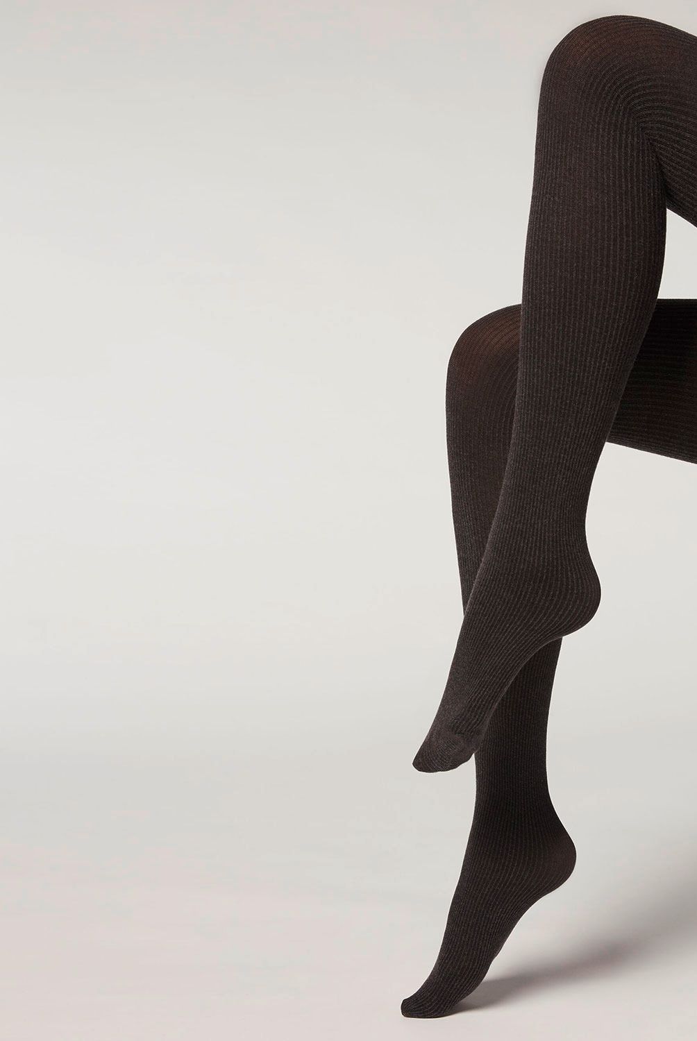 CALZEDONIA - Pantys de Canalé con Cashmere Mujer Calzedonia
