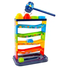 GENERICO - PISTA DE PELOTAS COLORES JUEGO DIDACTICO PARA NIÑOS