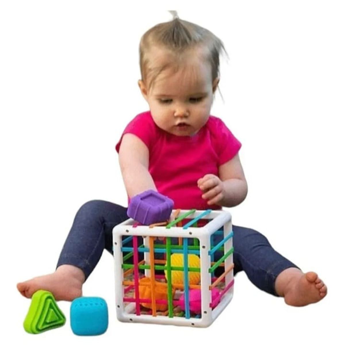 INFANTOYS - Cubo Didáctico Multicolor Sonajero