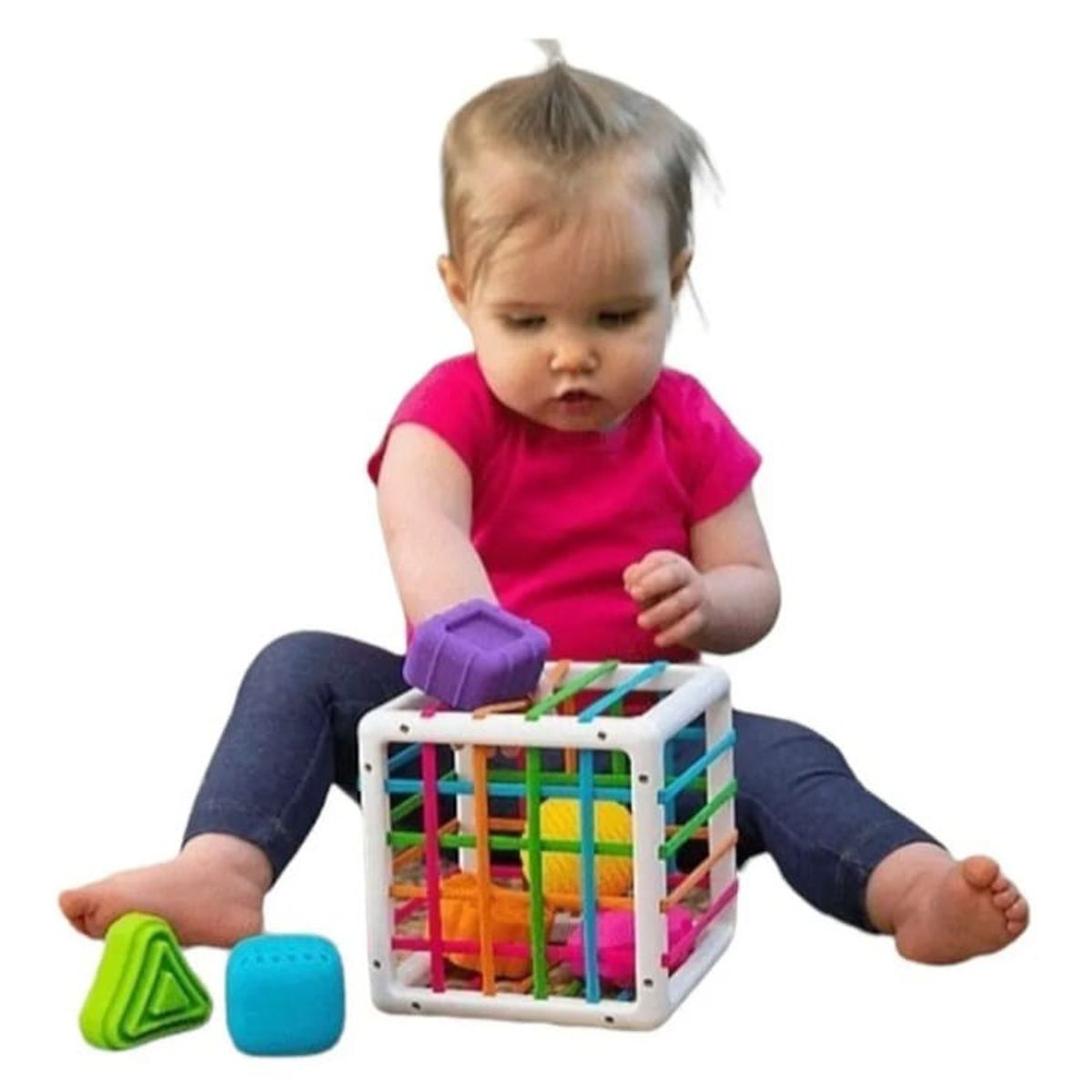INFANTOYS - Cubo Didáctico Multicolor Sonajero