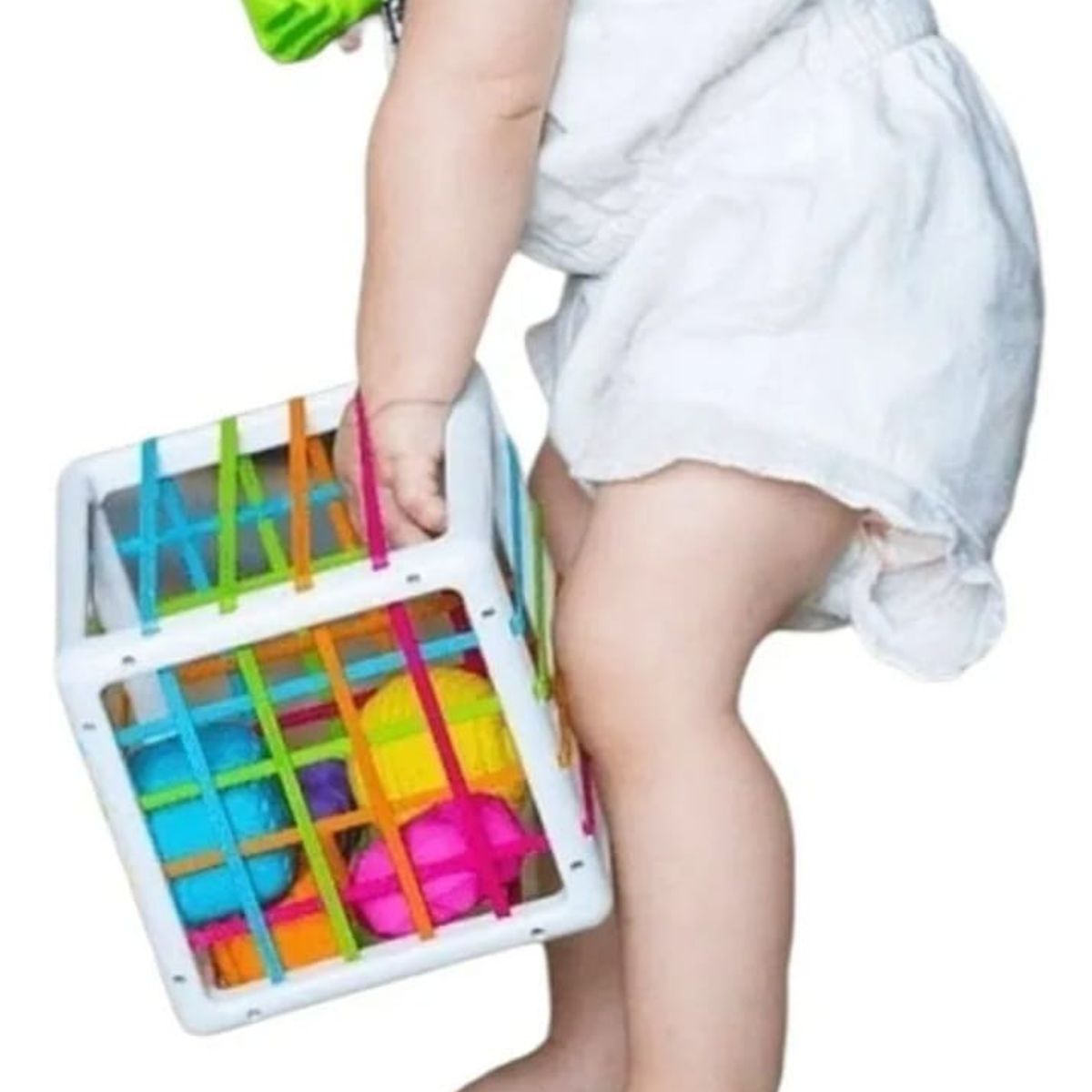 INFANTOYS - Cubo Didáctico Multicolor Sonajero