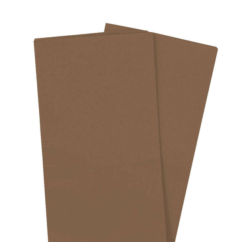 ART AND CRAFT - Pliego Papel Seda Volantin Color Cafe 22grs 50x75cm