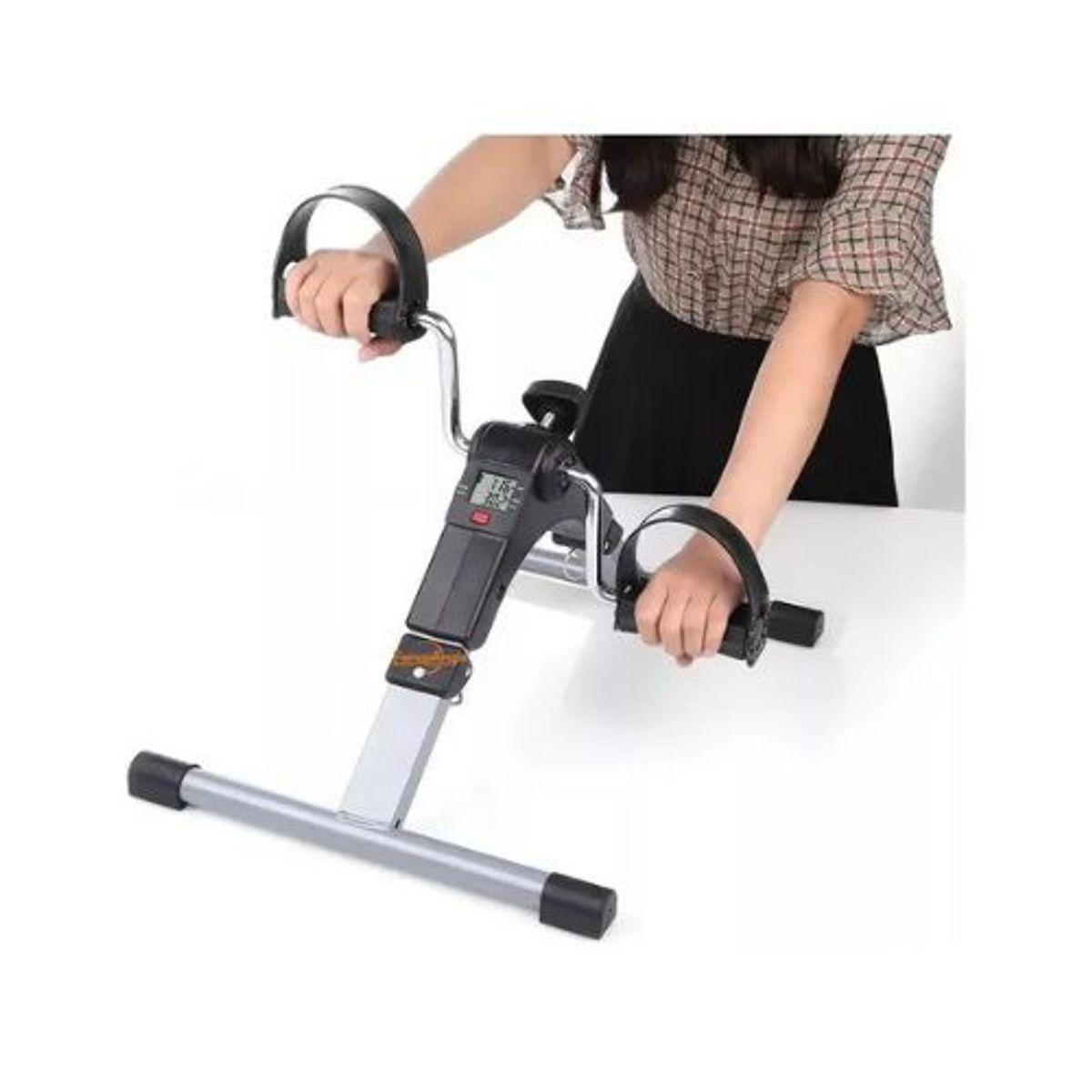 GENERICO - Mini Bicicleta Estatica Pedalera con Pantalla Lcd Spinning