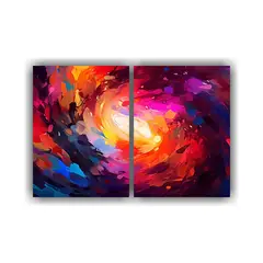 GENERICO - Pinturas Decorativas De Lienzo Vintage Abstracto 60x45 Cm