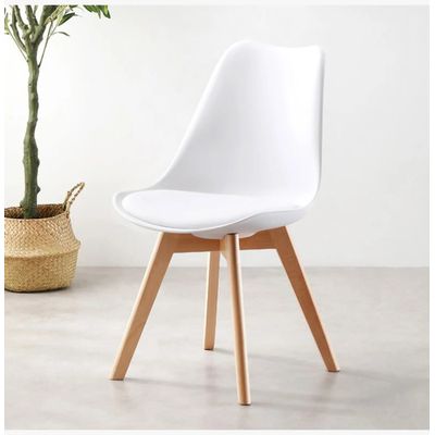 Imagen 2 del producto Juego de Comedor Warwick 100cm + 4 Sillas Tulip