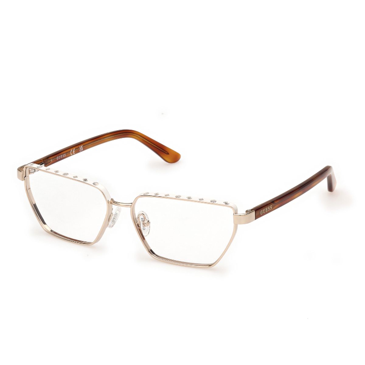 GUESS - Lentes Ópticos Dorado Guess