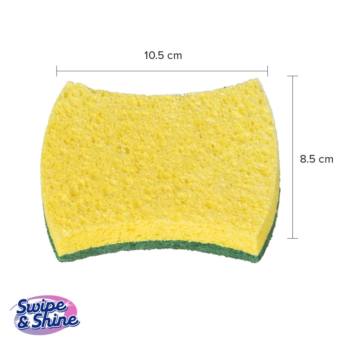 SWIPE AND SHINE - Set 6 Esponjas Resistente Cocina Heavy Duty Swipe y Shine