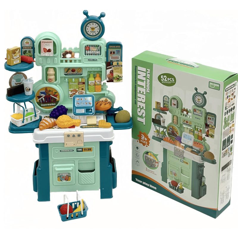 JUGUETERIA - Juguete Cocina Infantil Con Sonido Y Luz verde