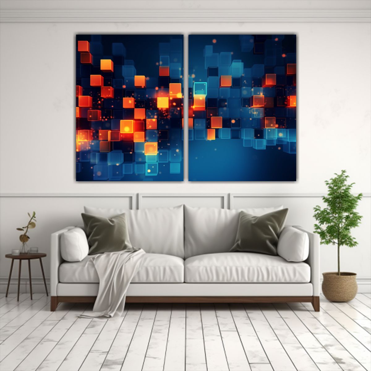 GENERICO - Cuadros Decorativos Abstractos De Alta Calidad 60x45 Cm