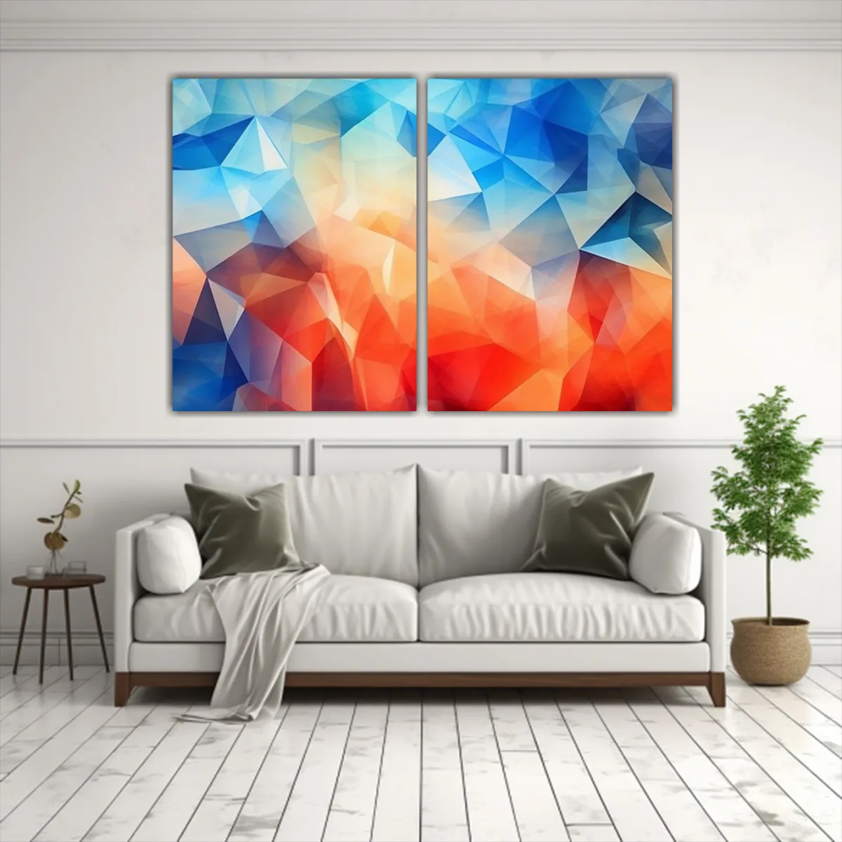 GENERICO - Pinturas Decorativas Abstractas En Forma De 60x45 Cm