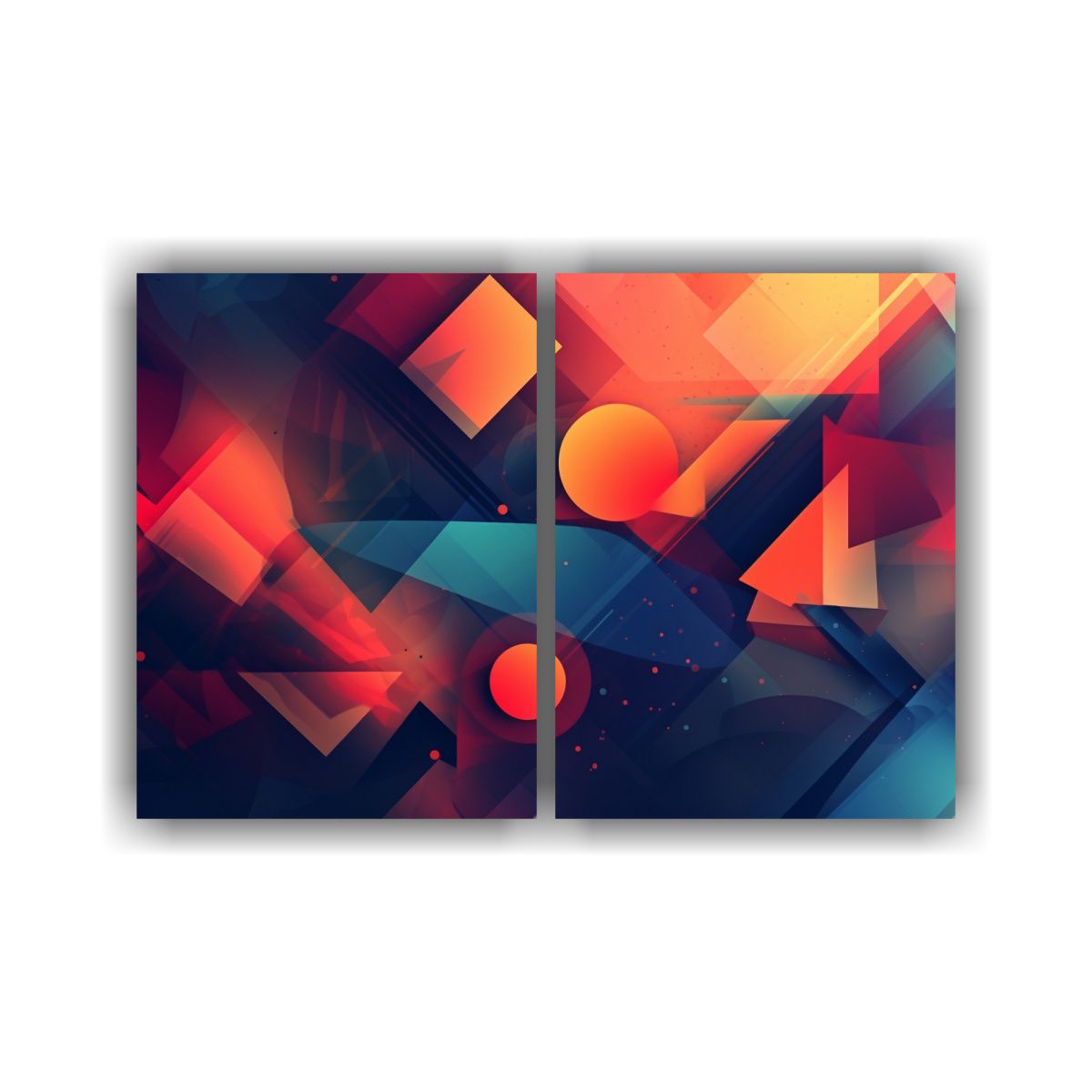 GENERICO - Fondo De Pantalla Abstracto Sólido En 2D Con 4 60x45 Cm