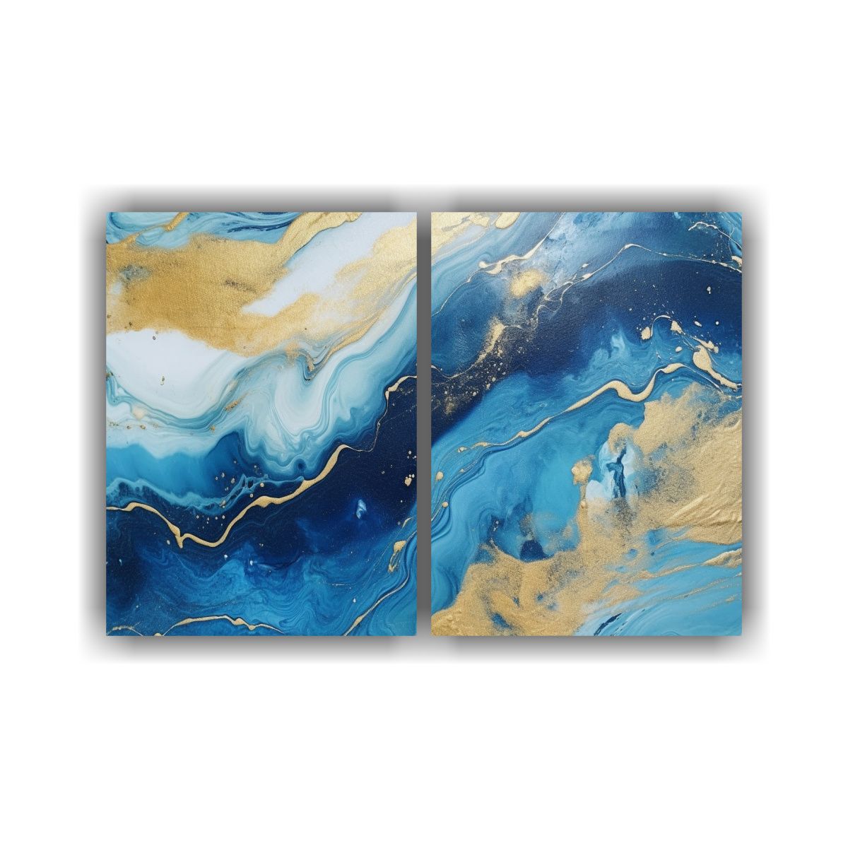 GENERICO - Pintura Lienzo Abstracto Maestro Mar Estilo Lujo 60x45 Cm