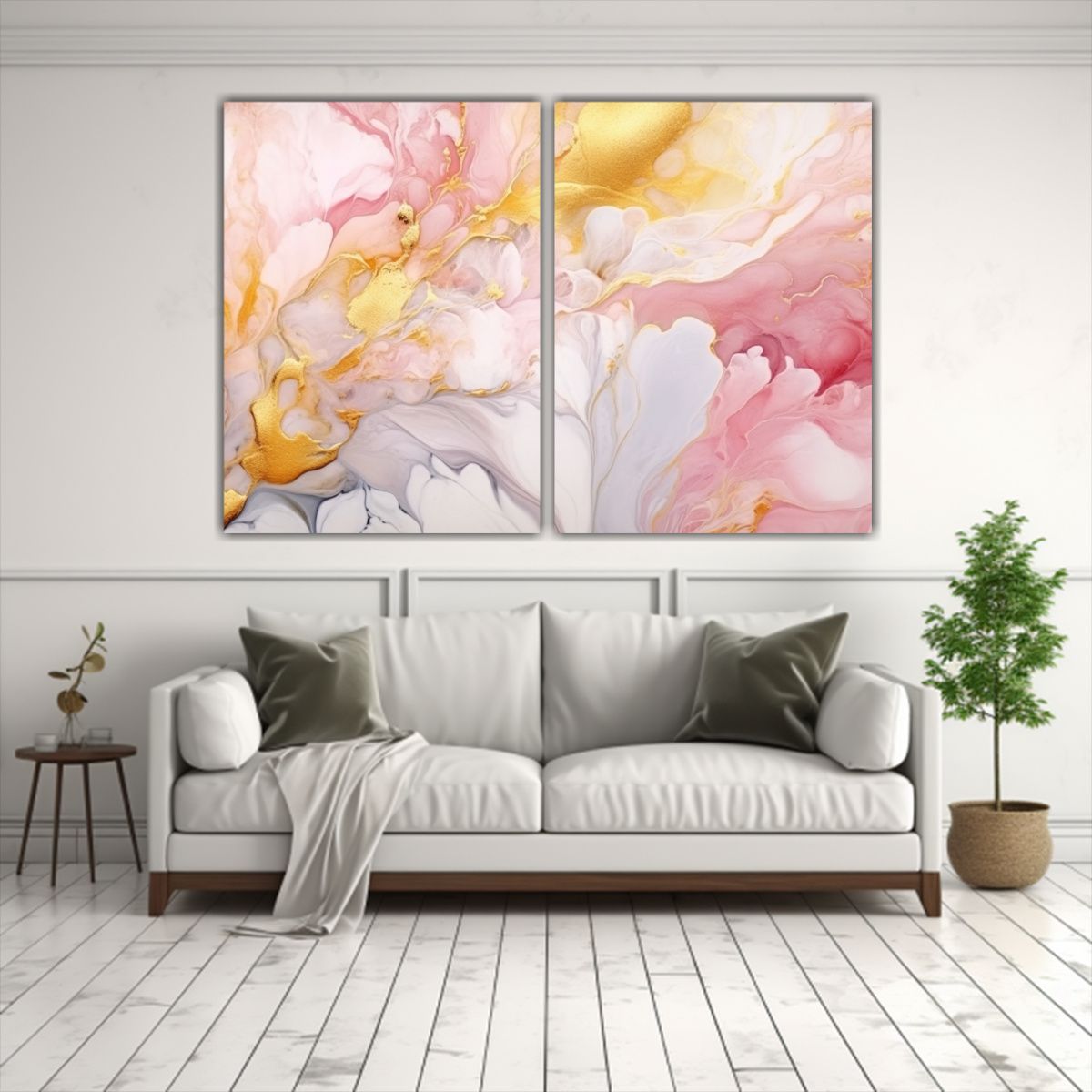 GENERICO - Pintura Abstracta De Lujo Para Decoración De 60x40 Cm