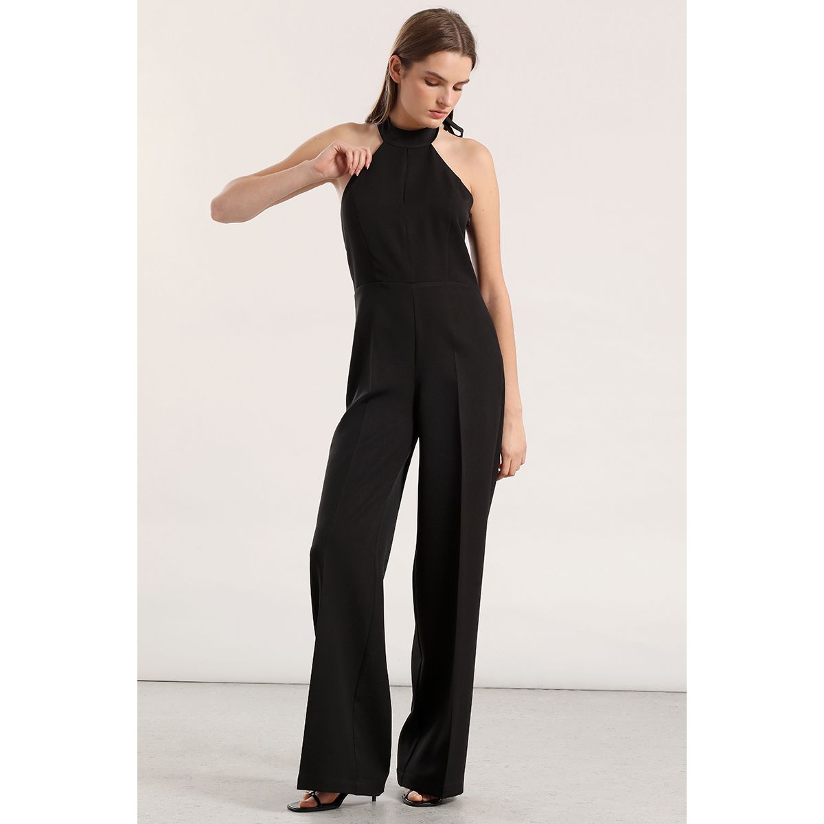 LIOLA - Enterito halter Liola mujer negro