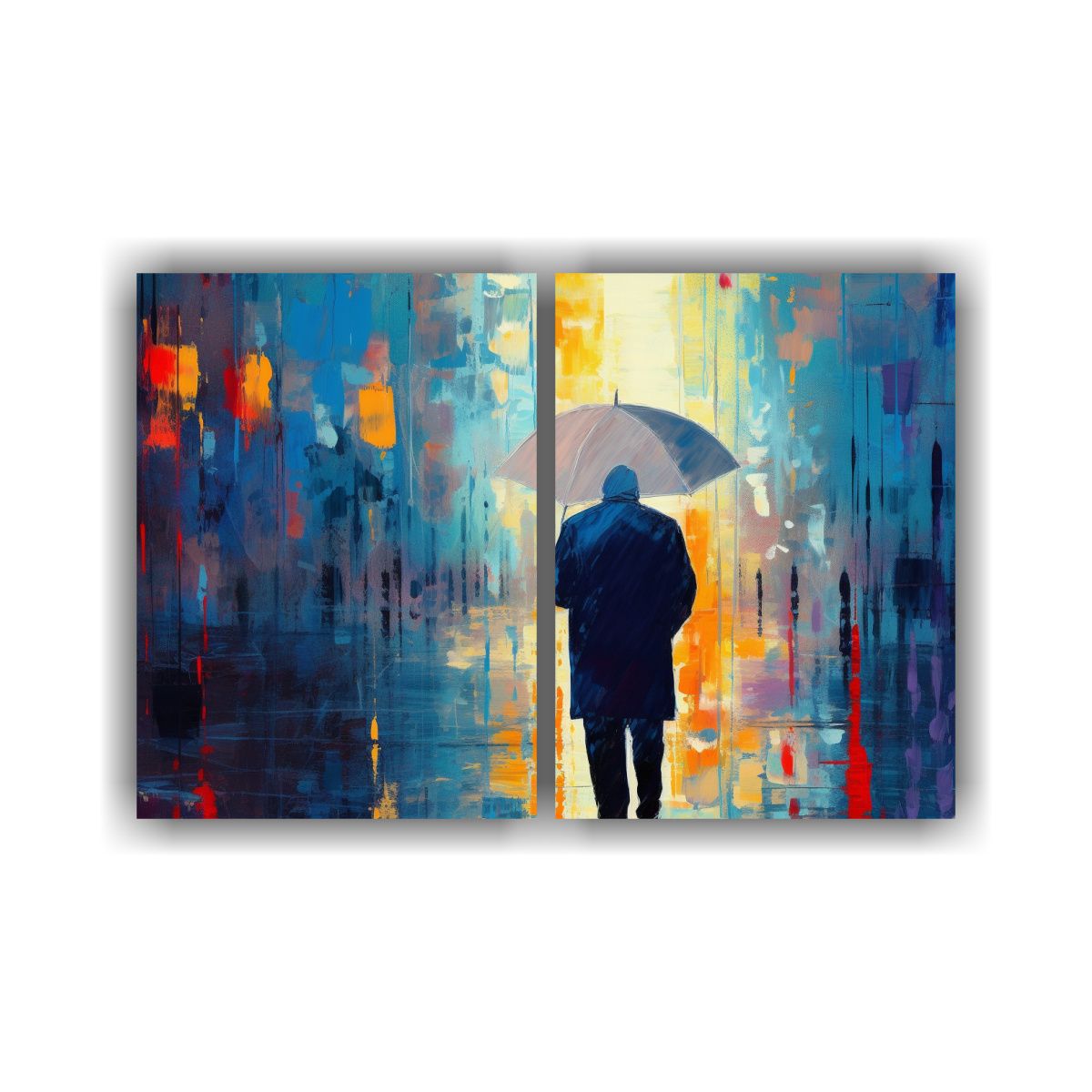 GENERICO - Pintura Decorativa Barata De Hombre Mayor Con 60x45 Cm